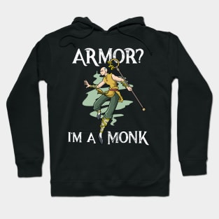 Monk Class RPG Roleplaying LARP Dungeon Gamer Boardgame Hoodie
